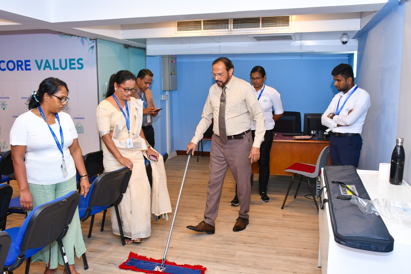 Swiss Lanka learners at a student event